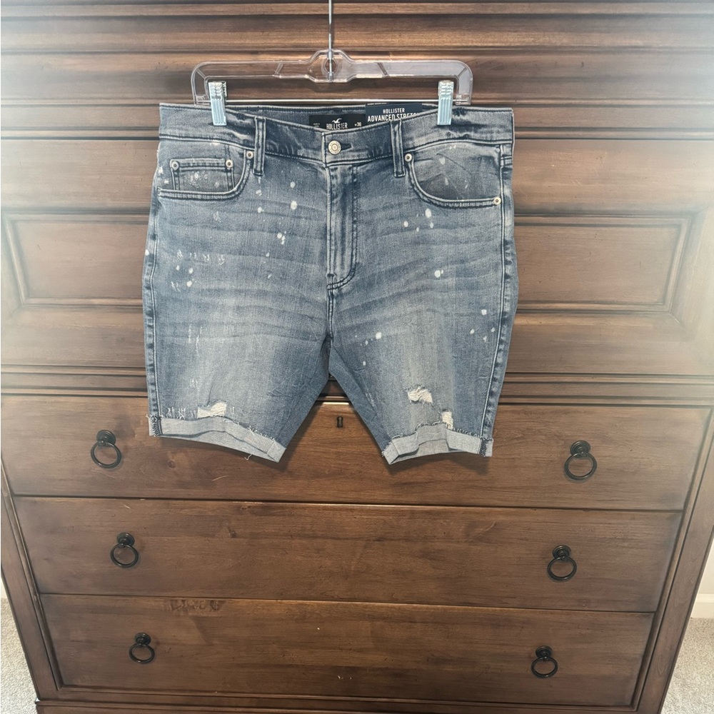 Blue Denim Shorts